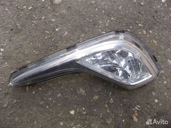 Противотуманная фара на hyundai solaris