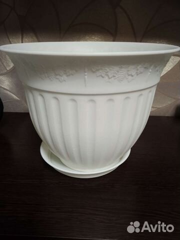 Горшок для цветы пластик