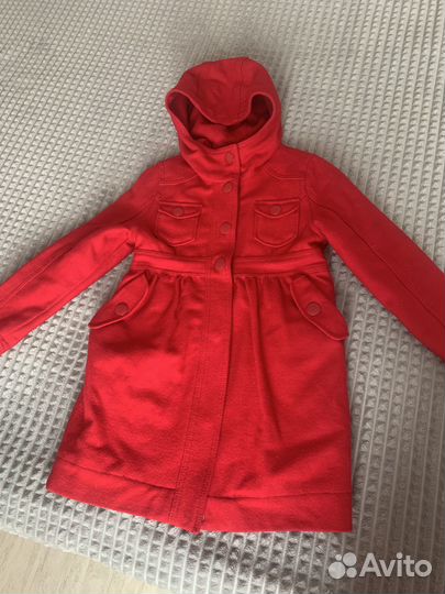 Пальто для девочки zara 128