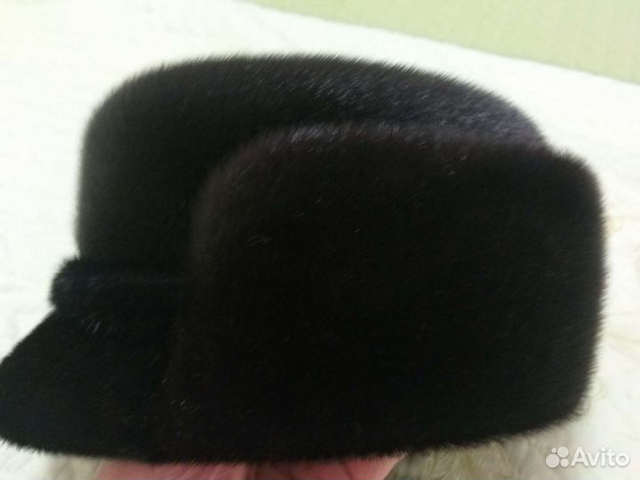 Зимняя шапка мужская.меховая.Мех нерпа.натуральная
