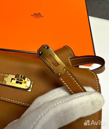 Сумка hermes kelly moove 19 veau swift etoupe GHW