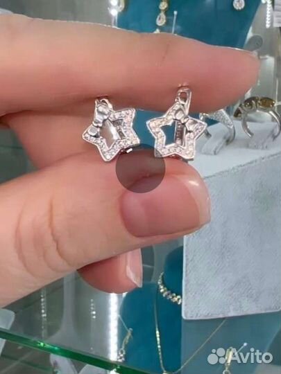 Серебряные серьги 925 пробы