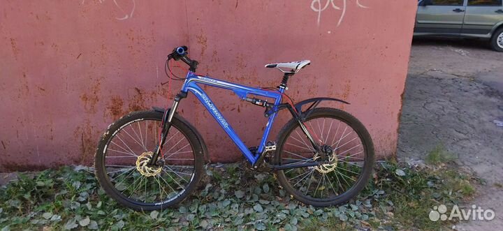 Велосипед горный взрослый двухподвес