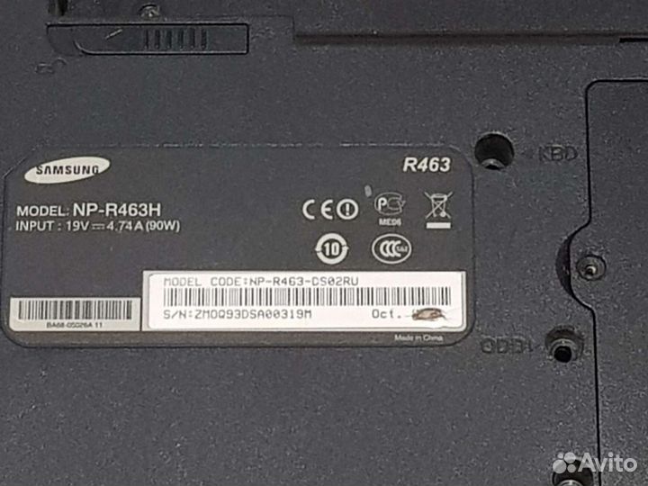 Корпус для ноутбука Samsung R463