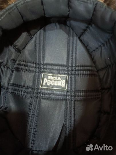 Мужская меховая кепка