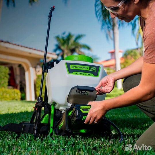 Опрыскиватель аккумуляторный Greenworks 60 В