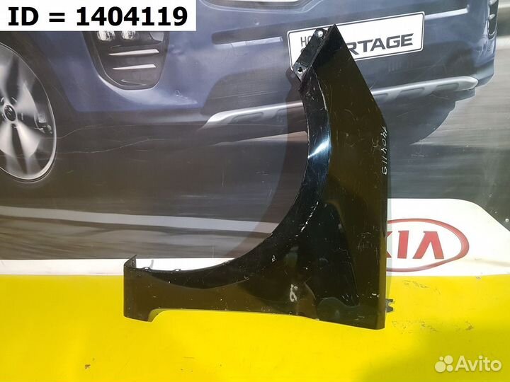 Крыло переднее правое Hyundai Solaris