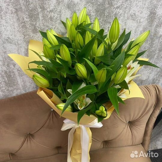 Букеты из лилий