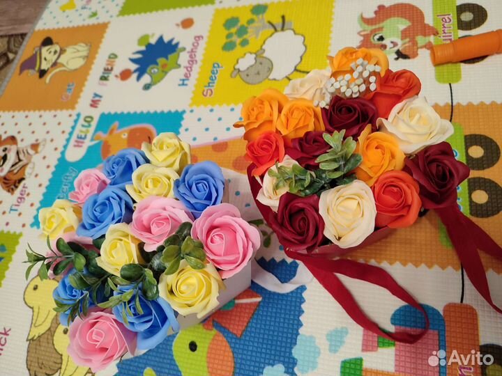 Мыльные букеты