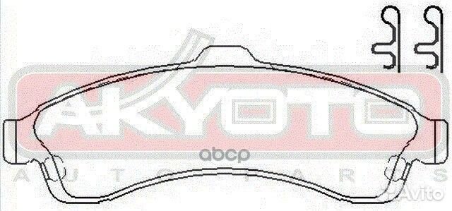 Колодки тормозные дисковые передние chevrolet T