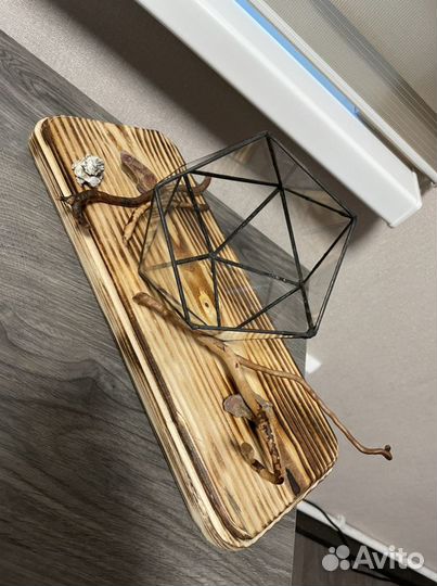 Ваза для флорариума. Икосаэдр