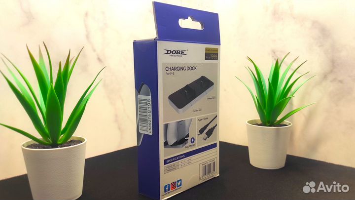 Зарядная станция для 2-x геймпадов PS5