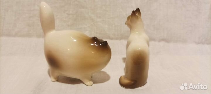 Фарфоровые статуэтки котики