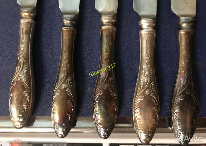 Ножи Мельхиор мнц.хорошие. 5 шт Одним лотом