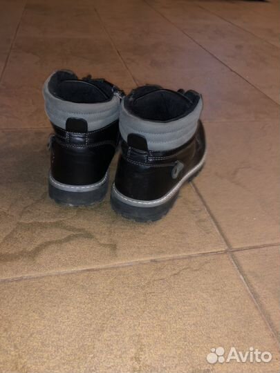 Ботинки кожаные