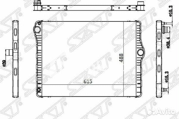 Радиатор BMW 5-series F10/F11 10