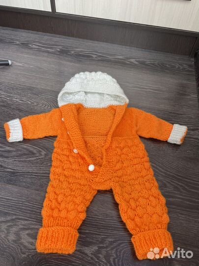 Вязаный комбинезон
