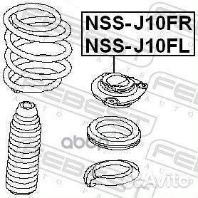 Опора амортизатора NSS-J10FL NSS-J10FL Febest