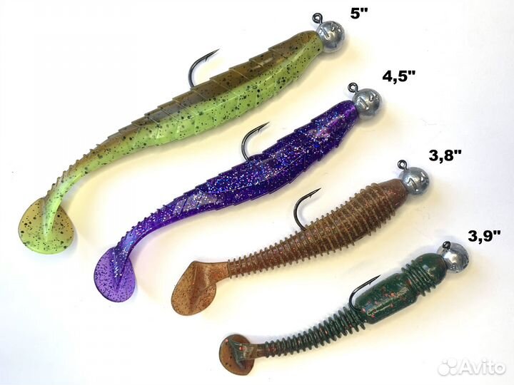 Джиг-головки крючок 4/0-7/0