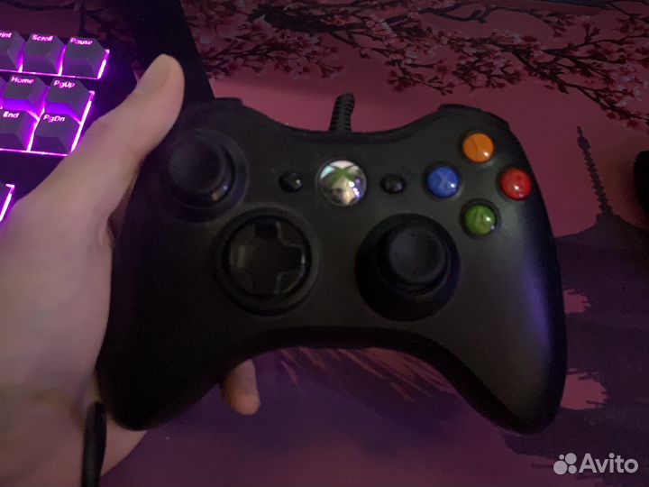 Геймпад xbox 360 проводной