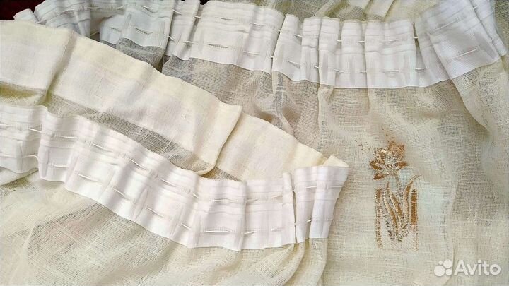 Тюль высота 2,50 ширина 9,00