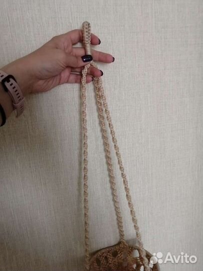 Подвес макраме для кашпо