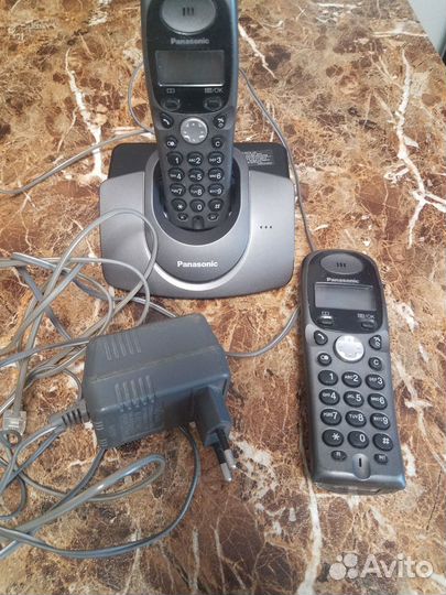 Радиотелефон panasonic с 2 трубками