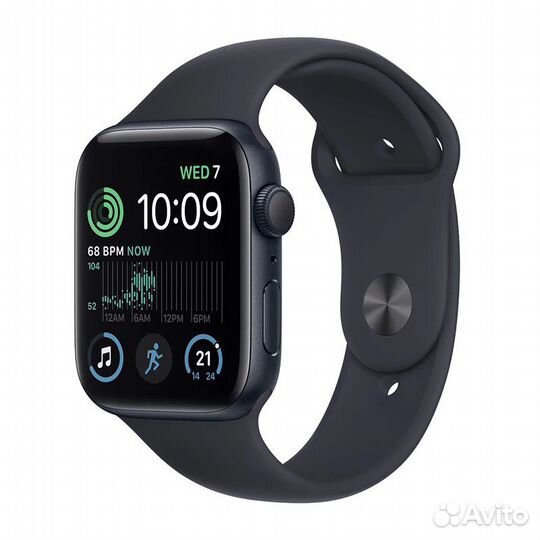 Часы Apple Watch SE Gen 2 GPS (2022) 44mm Midnight