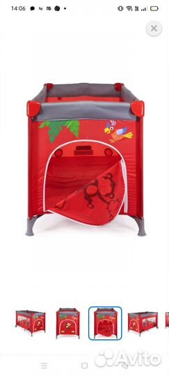 Детская кровать манеж с матрасом