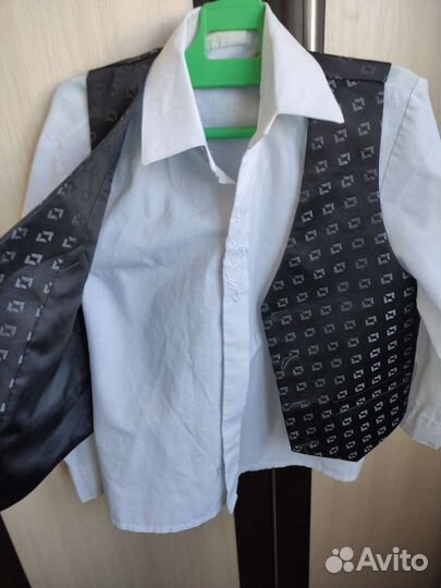 Жилетка +рубашка для мальчика