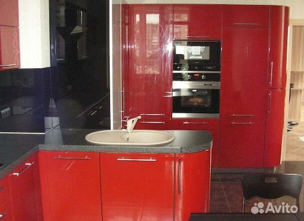 Кухня Прямая, угловая, с барной стойкой