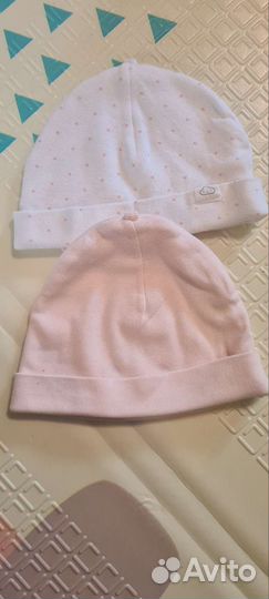 Шапочка для новорожденной девочки