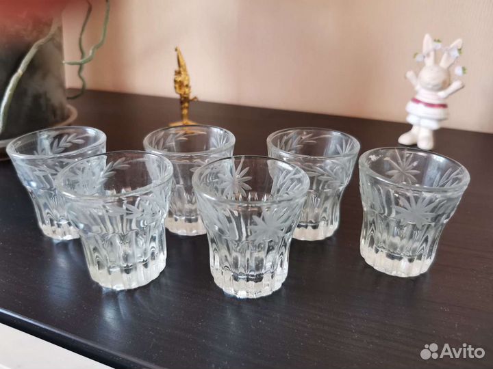 Стопка рюмка хрустальная