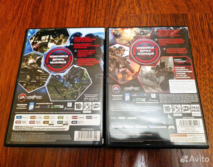 Коллекция игр Crysis, все части, DVD-box, лицензия