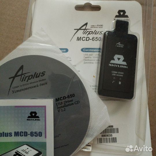 Skylink cdma evdo USB модем Airplus MCD-650