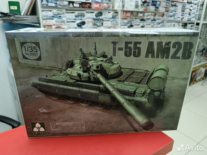 2057 DDR Medium Tank T-55 AM2B, 1:35 Takom