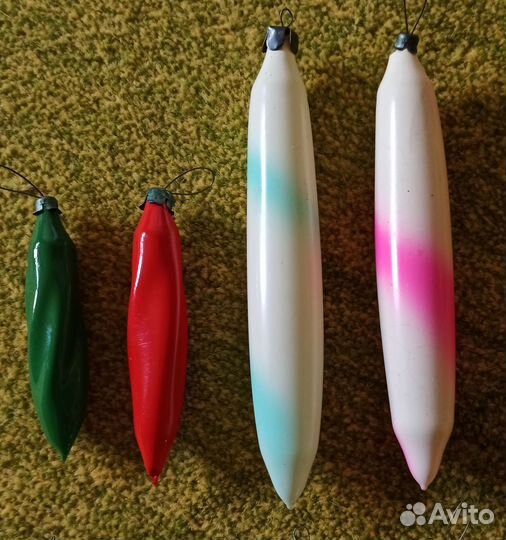 Елочные игрушки СССР сосульки