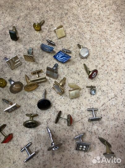 Запонки СССР непарные