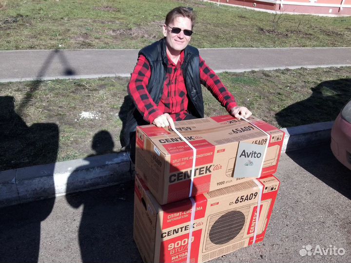 Кондиционер сплит система с установкой