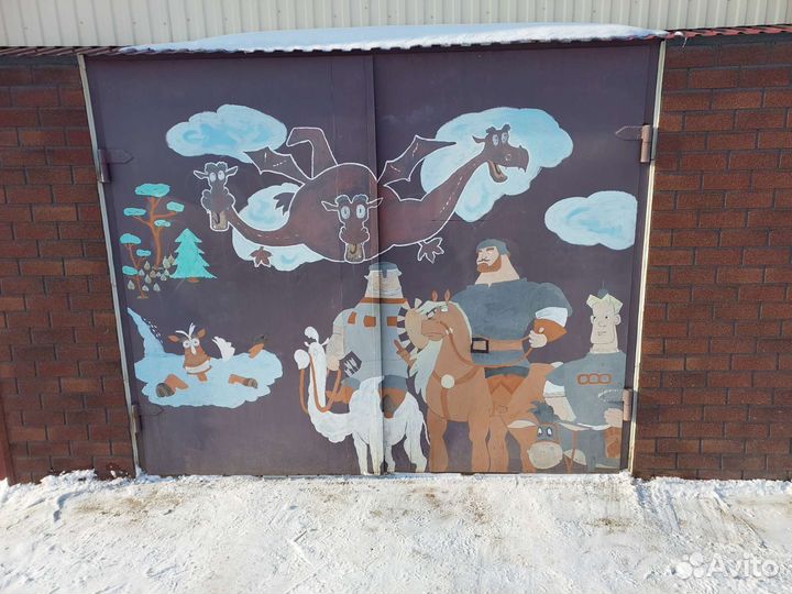 Ворота гаражные металлические