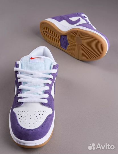 Кроссовки Nike Sb Dunk Low Purple Suede