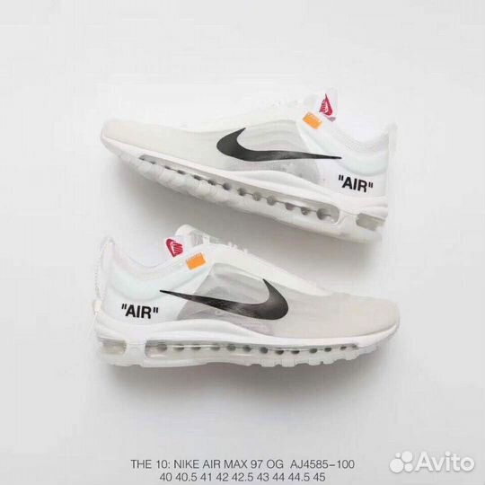 nike air max 97 blancas off white