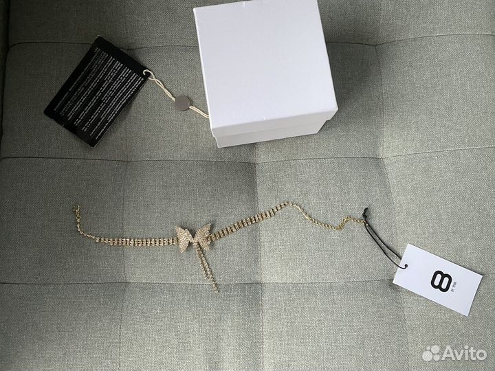 Новое нарядное колье со стразами Yoox Италия