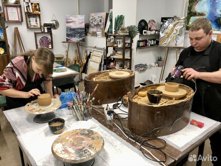 Лепка на гончарном круге