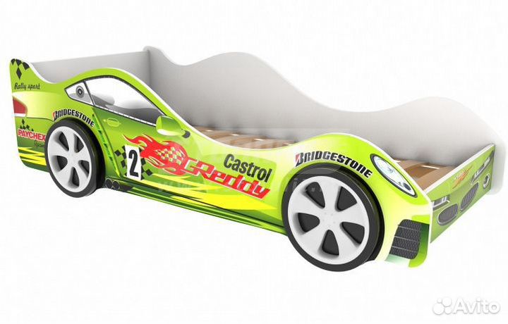 Детская кровать машина