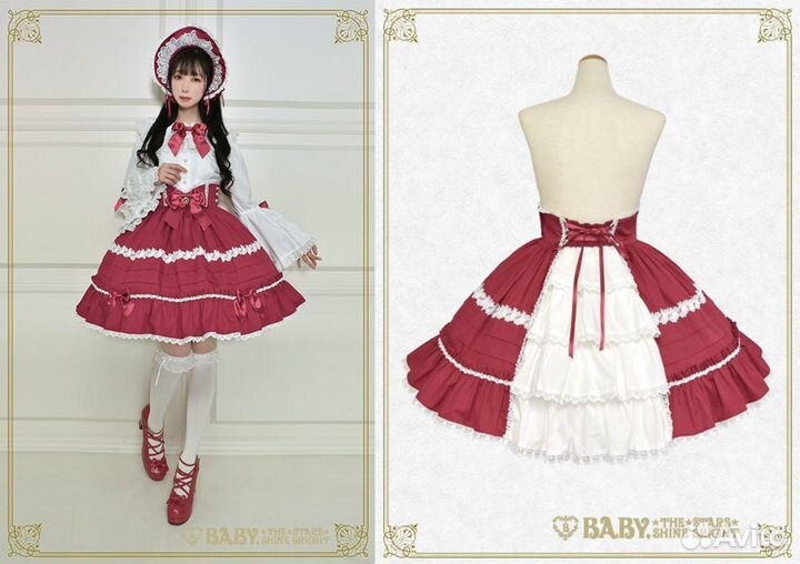 Btssb Dear Rose Skirt юбка лолита