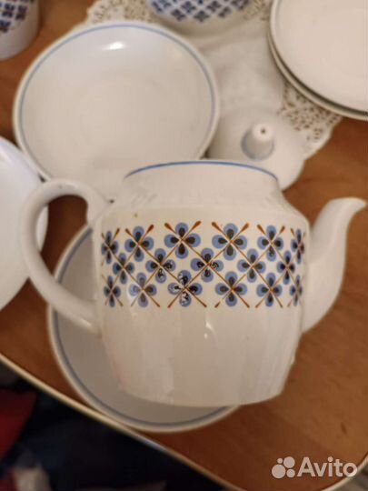 Сервиз чайный СССР Вербилки новый