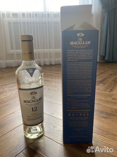 Macallan 12 тара и коробка