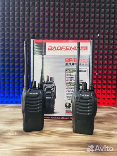 Комплект раций Baofeng BF-888S пара (2шт)