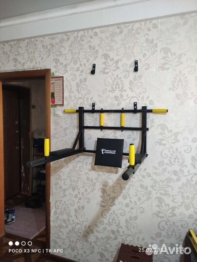 Турник настенный (профи) 3/1 турник брусья+пресс